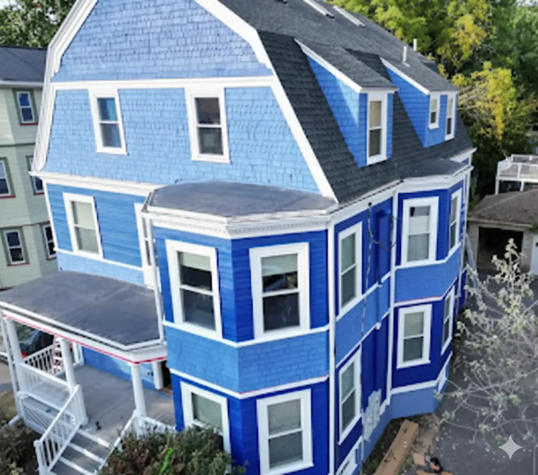 Beautifully painted home in Newton, MA and Middlesex County